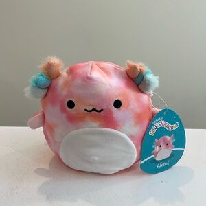 NWT 5” Aksel the Tie Dye Axolotl Squishmallow